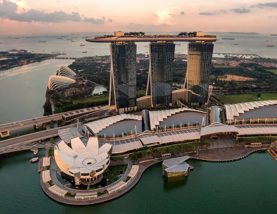 Singapore city skyline