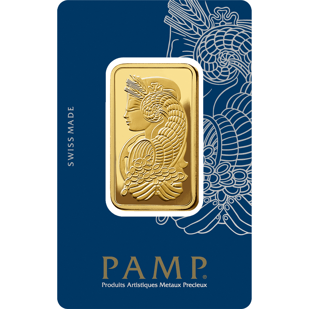 1oz PAMP Suisse Lady Fortuna Gold Bar